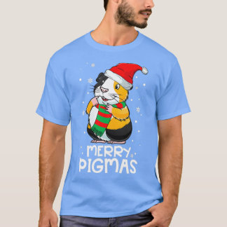 Jul Merry Pigmas Funny Julafton Pajama-gåvor till T Shirt