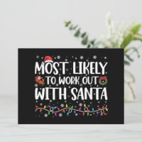 Jul Mest sannolikt att träna med Santa familj