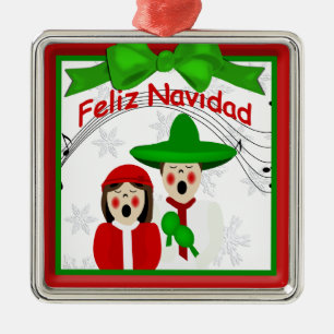 Jul Mexikanska Carolers par Premium Ornament