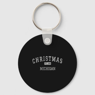 Jul Michigan Mi Vintage Nyckelring