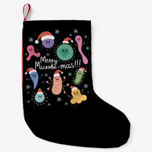 Jul Mikrobiologi Vetenskapslärare Mikrobe Liten Julstrumpa