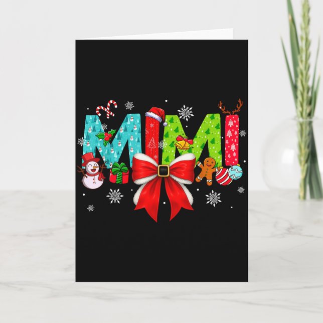 Jul Mimi Coquette Bow Mimi Jul Kort (Framsida)