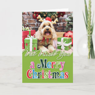 Jul - mini- GoldenDoodle - Maggie Helgkort