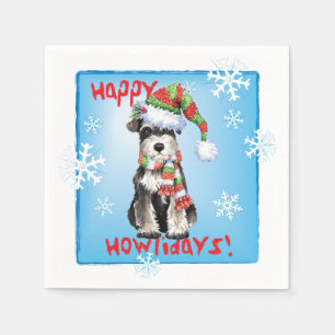 Jul Mini Schnauzer Pappersservett