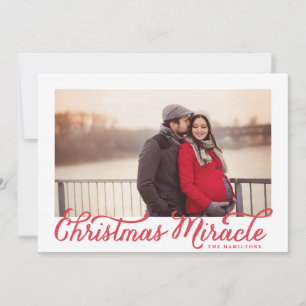 Jul Miracle-fotokort Julkort