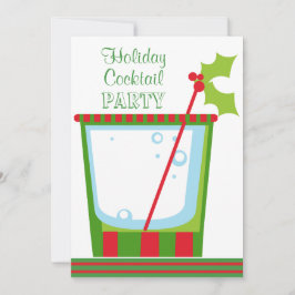 Jul Mistletoe Cocktail Party Inbjudningar