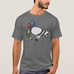 Jul Mistletoe Fred Pigeon T Shirt