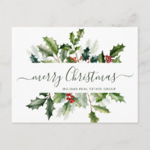 Jul Mistletoe Helgdag Corporate Hälsning
