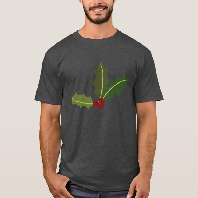 Jul Mistletoe T Shirt (Framsida)