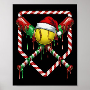 Jul Mjuk Santa Hatt Glass Dropp Män Kvinnor Poster