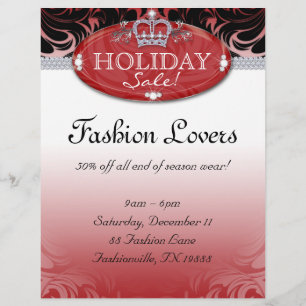 Jul Mode Flyer Hair Salon Jewelry Krona