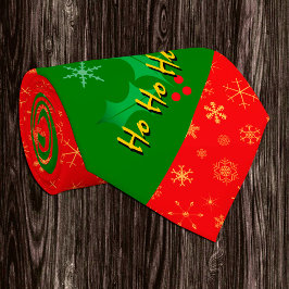 Jul mode, Ho Ho Ho, Santa, Snöflingor Slips