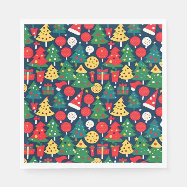 Jul Mönster 1 - Pappersservett (Framsidan)