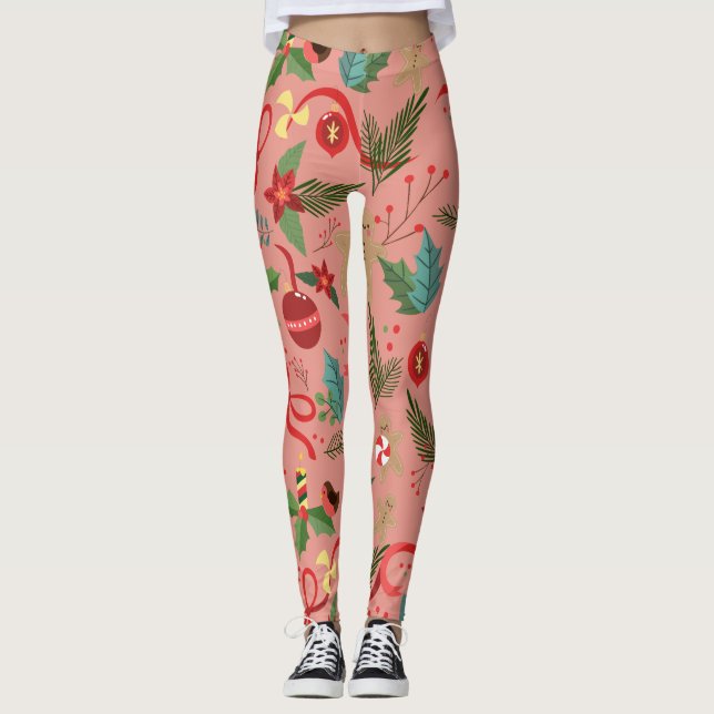 Jul Mönster 2 Leggings (Framsida)