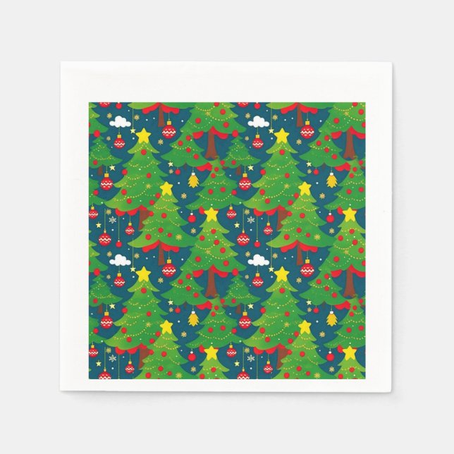 Jul Mönster 2 - Pappersservett (Framsidan)