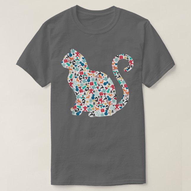 Jul Mönster Cat-jul  T Shirt (Design framsida)