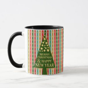 Jul Mönster - Elegant och Chic träd design Mugg
