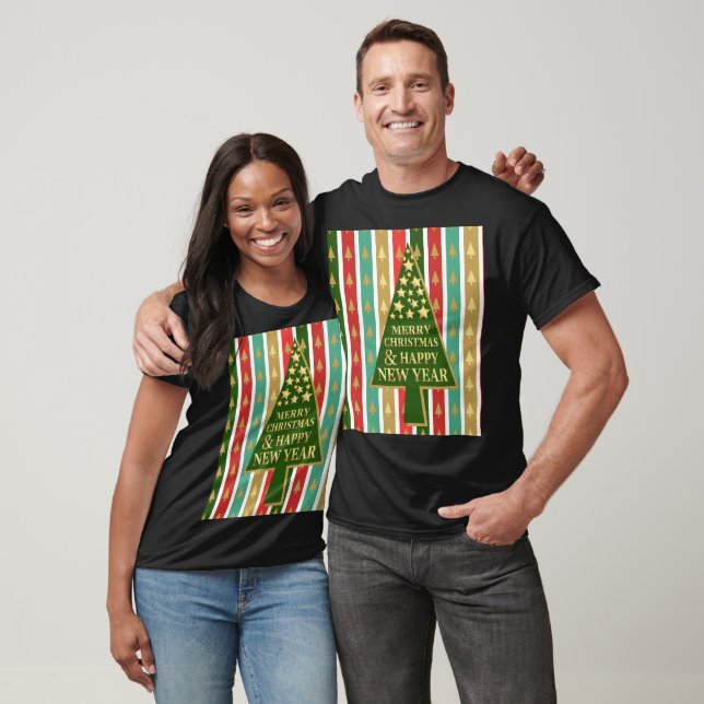 Jul Mönster - Elegant och Chic träd design T Shirt (Unisex)
