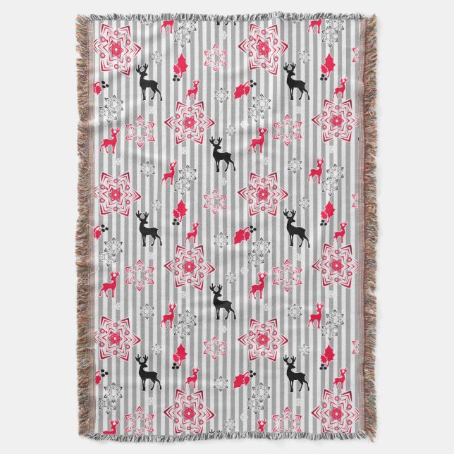 Jul mönster filt (Framsidan Vertikal)