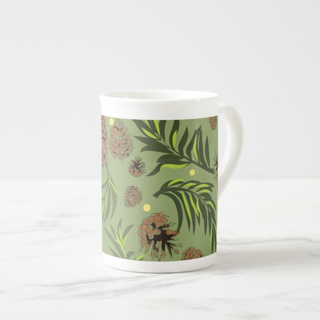 Jul Mönster, Gräs Snö 11 Benporslin Mugg (Framsida höger)