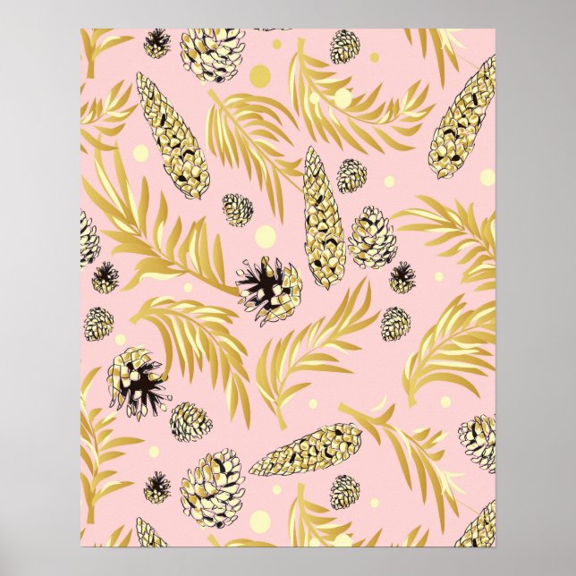 Jul Mönster, Gräs Snö 4 Poster (Framsidan)