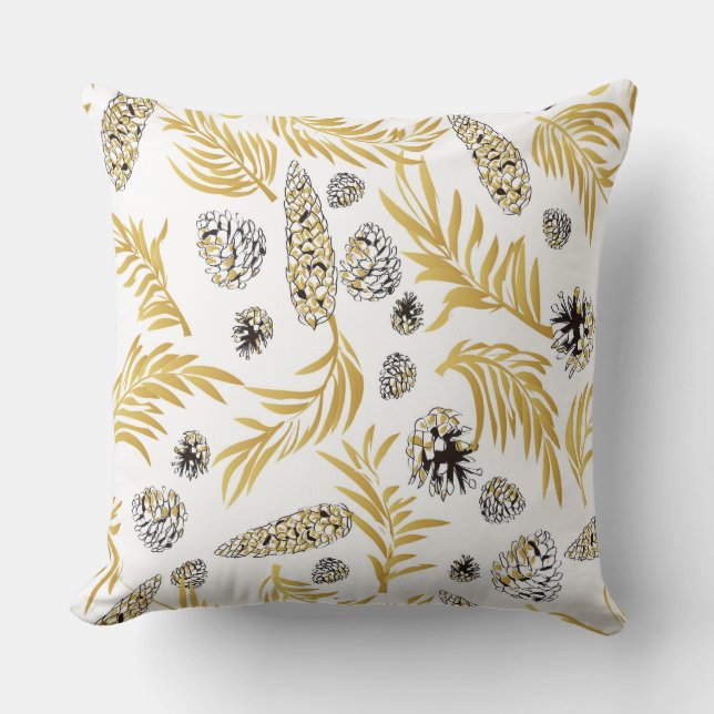 Jul Mönster, Gräs Snö 5 Kudde (Framsida)