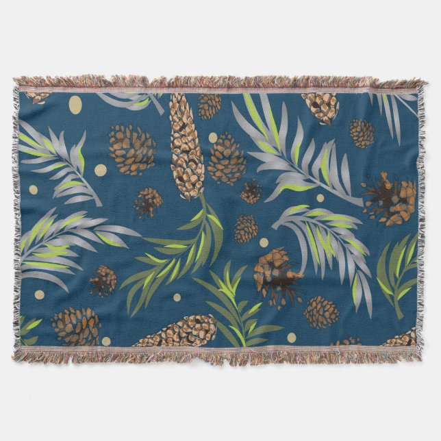 Jul Mönster, Gräs Snö 9 Filt (Framsidan)