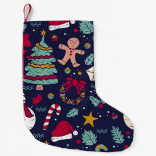 Jul Mönster Liten Julstrumpa