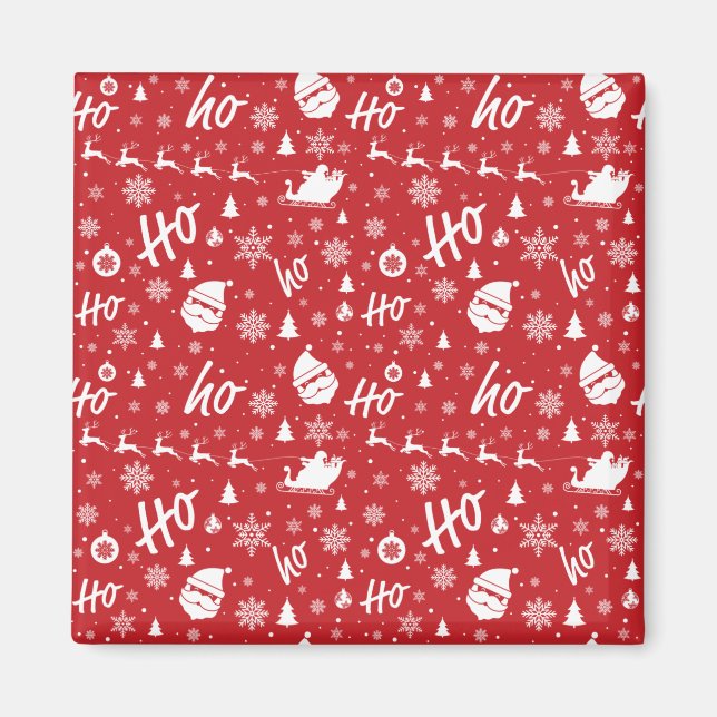 Jul mönster magnet (Framsidan)