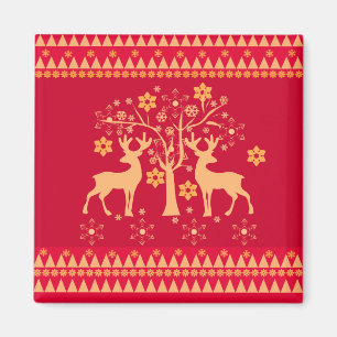 Jul mönster magnet