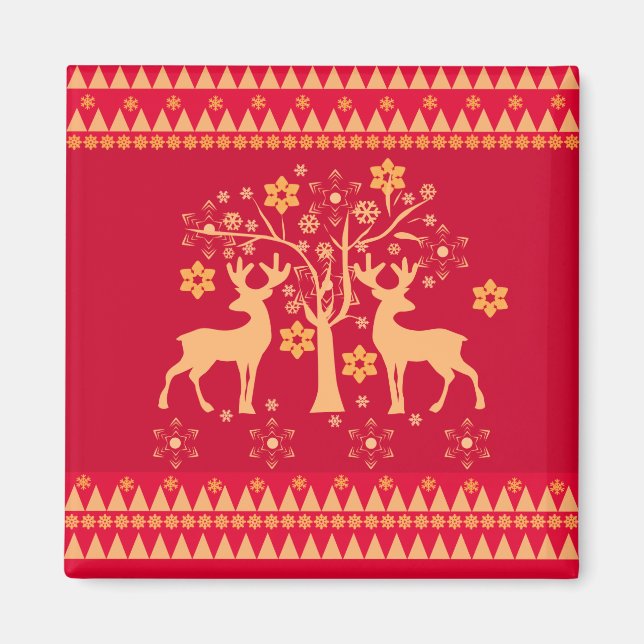 Jul mönster magnet (Framsidan)