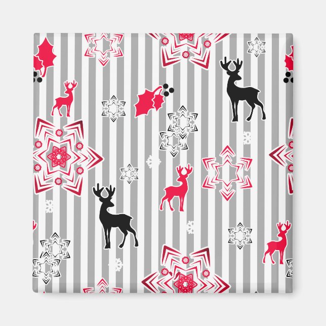 Jul mönster magnet (Framsidan)