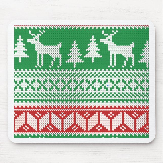 Jul mönster musmatta (Framsidan)