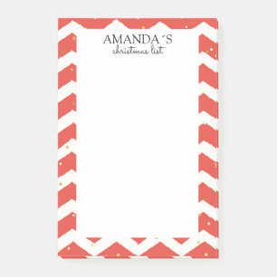 Jul mönster Notes Post-it Block