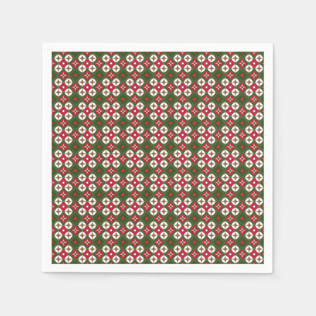 Jul Mönster Pappersservett (Framsidan)