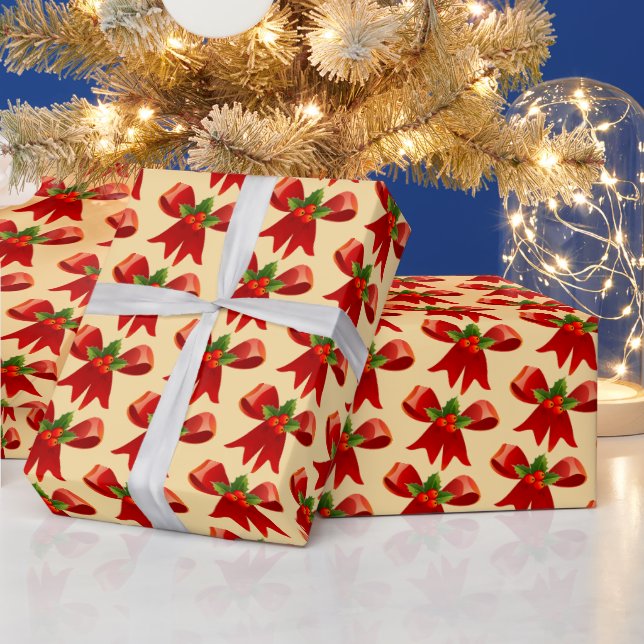 Jul mönster presentpapper (Helgdagar)