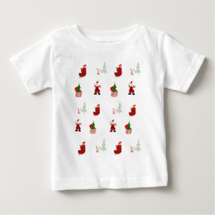 Jul Mönster Roligt Baby T-Shirt