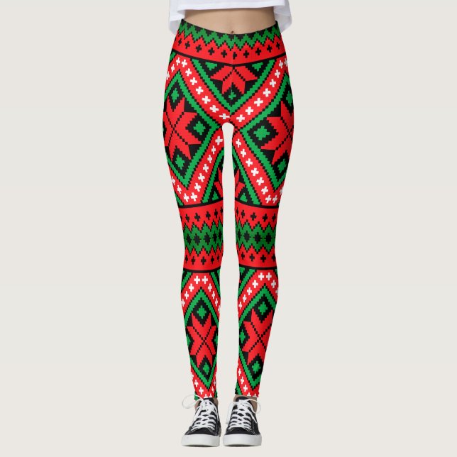 Jul Mönster Snowflake Leggings (Framsida)