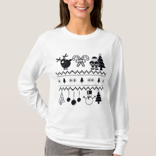 Jul mönster t shirt