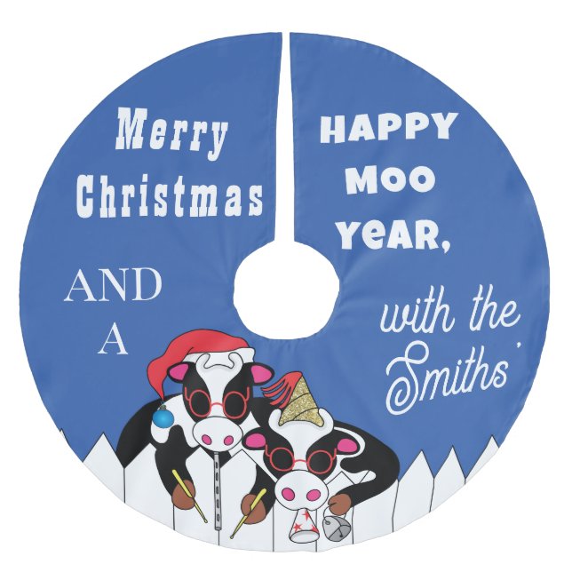 Jul Mooey Jul Julgransmatta Borstad Polyester (Framsidan)