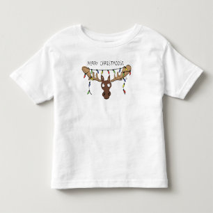 Jul Moose Cute Funny Helgdag T Shirt