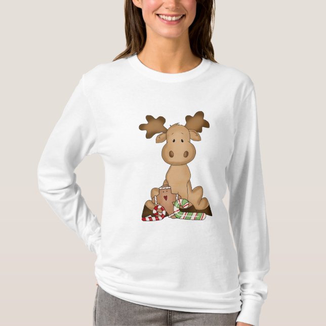 Jul Moose Nano Långärmad t-shirt (Framsida)