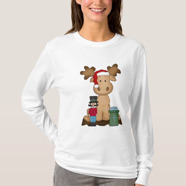 Jul Moose Nano Långärmad t-shirt (Framsida)