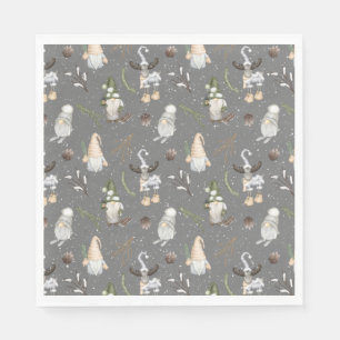 Jul Moose och Gnomes Pappersservett