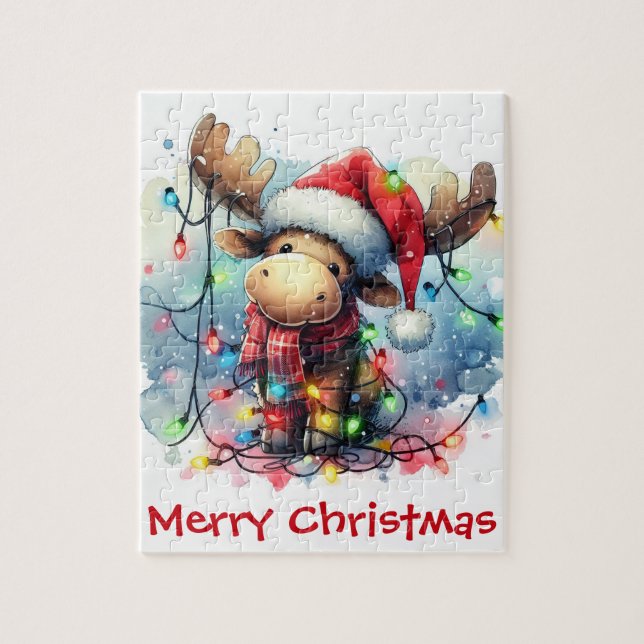 Jul Moose Puzzle Pussel (Vertikal)