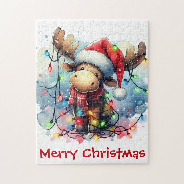 Jul Moose Puzzle Pussel (Vertikal)