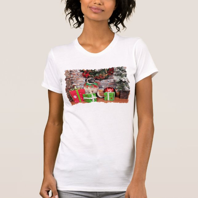 Jul - mops - lilja Lou Tee Shirt (Framsida)