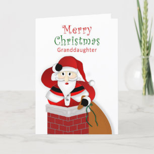 Jul, mordotter, Tjock jultomte Skorsten Kort