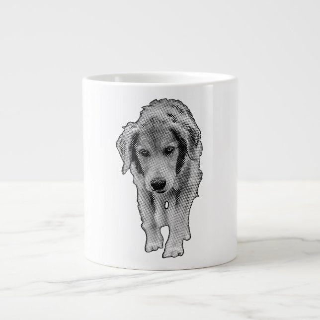 Jul Morgon Retriever Mix Jumbo Mugg (Framsidan)