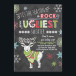 Jul: Mörkt sötare party Chalkboard röd grönt Inbjudningar<br><div class="desc">♥ en perfekt till inbjudan,  gäster till party!</div>
